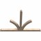 Ekena Millwork Richland Smooth Timber Gable Bracket, Douglas Fir, 72"W x 48"H x 3 1/2"D x 3 1/2"F, 16/12 Pitch GBW072X48X0404RIC00SDF - alternate 4
